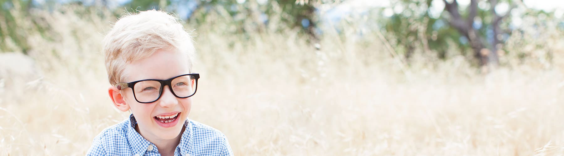 Little Boy in Glasses in Grand Junction, CO | Fairmount Eye Care